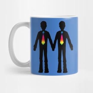 Gay Couple Holding Hands Mug